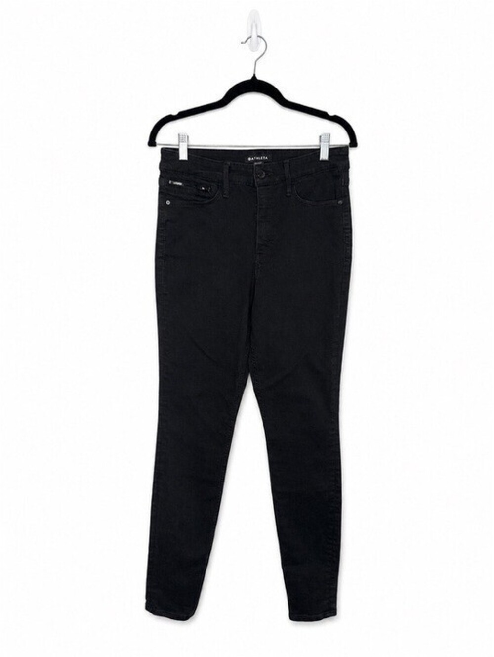 Athleta Flex Ultra  Skinny Stretch Women's Denim Jeans in Black Size 8
